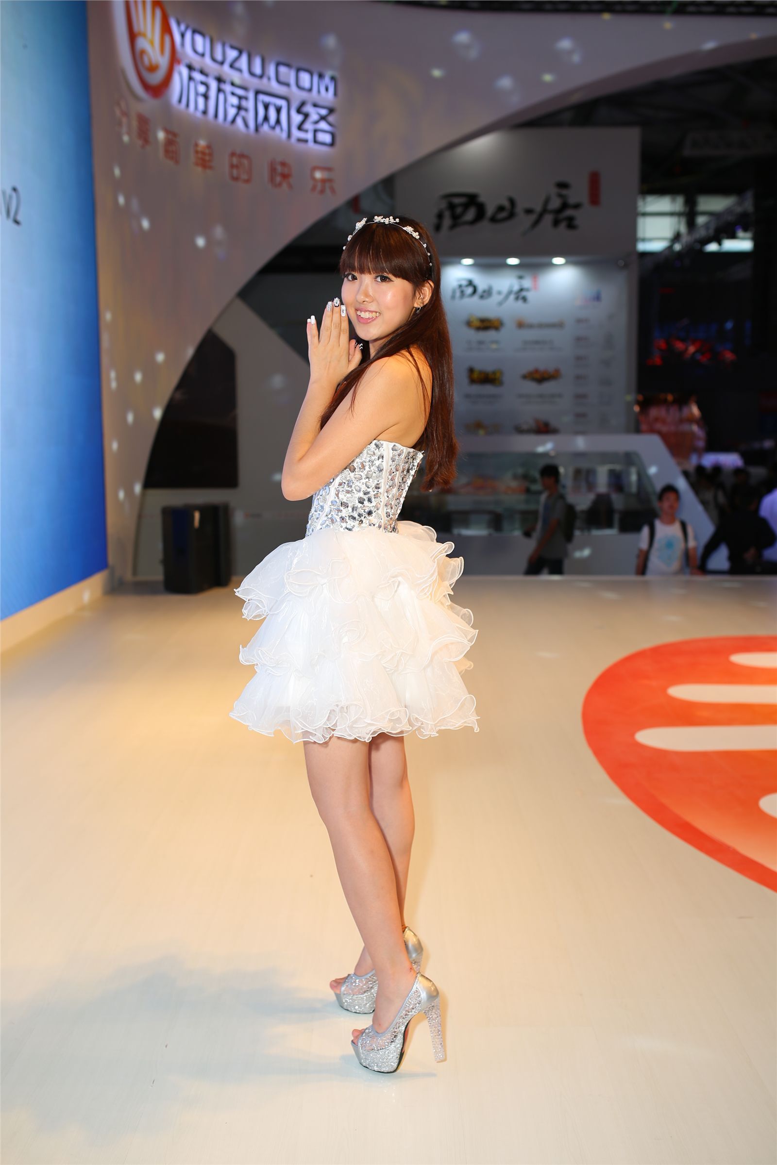 ChinaJoy 2014 Youzu online exhibition stand goddess Chaoqing Collection 2